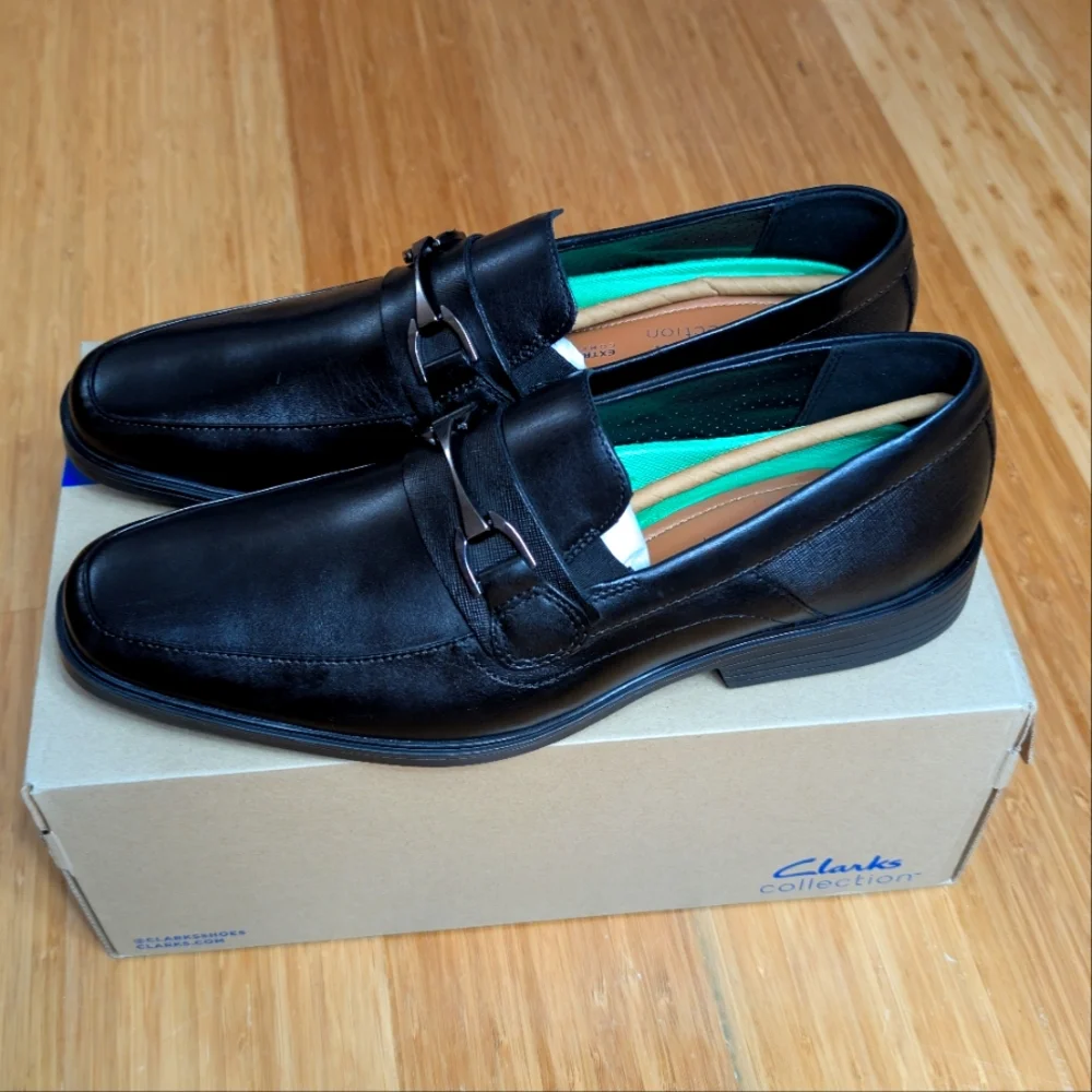 Men's Collection Clarkslite Bit Slip On Loafers Dress Shoes